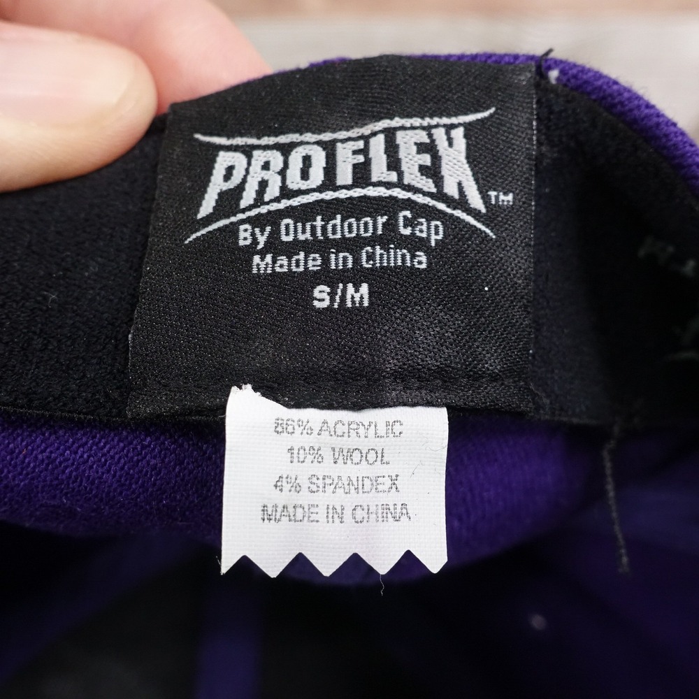 PROFLEX Hat Cap Fitted Mens Small Medium Wool Blend Baseball Athletic Comfort - Picture 9 of 9